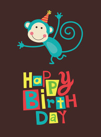 生日快乐贺卡封面设计