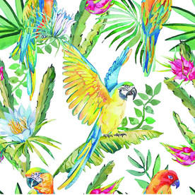 高清分层免扣植物花鸟图