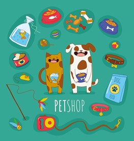 宠物零食矢量素材