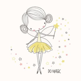 魔法小仙女矢量卡通素材