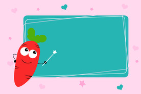 可爱卡通PPT背景图片