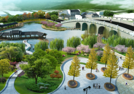 旅游景区设计效果图