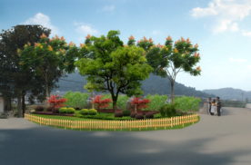 绿化景观设计效果图