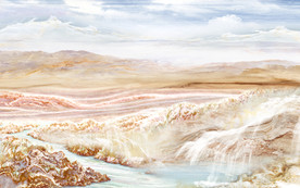 简约山水新大理石 TIF分层