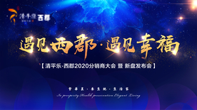 房地产分销商大会背景板