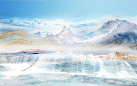 高档新石材背景墙 TIF分层