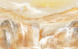 大气石纹山水 TIF分层