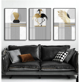 北歐三聯(lián)裝飾畫