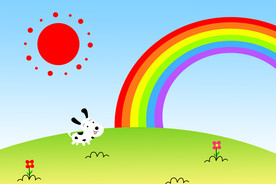 幼儿园卡通背景图片