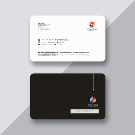 黑色名片 高档名片