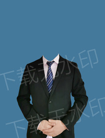 证件照半身西装