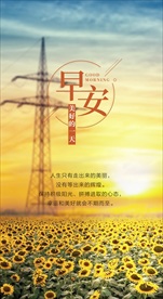 早安海报