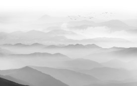 山水畫 水墨山水畫 意境山水畫