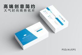 高端创意简约大气时尚商务名片