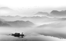 山水画 水墨山水画 意境山水画