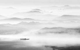 山水畫 水墨山水畫 意境山水畫