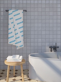 毛巾浴巾洗浴样机