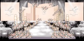 香槟色婚礼效果图图片