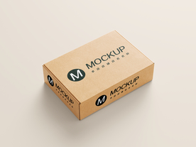 牛皮纸飞机盒样机