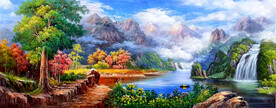 山水风景画