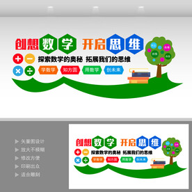 數(shù)學(xué)文化墻  