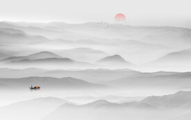 新中式山水画
