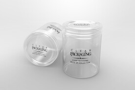 透明容器包装盒包装袋塑料桶样机