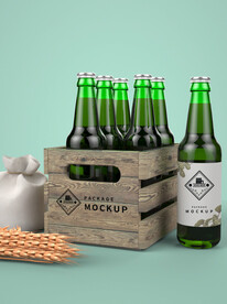 3d啤酒样机模型