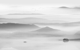 水墨意境山水畫
