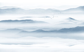 山水畫新中式背景墻