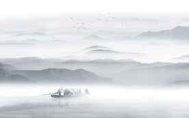 新中式山水画