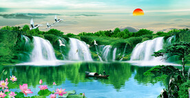 山水風(fēng)景畫(huà)