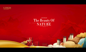 紅色喜慶背景 開放