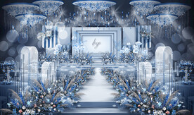 藍色婚禮設計