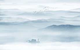 山水水墨图