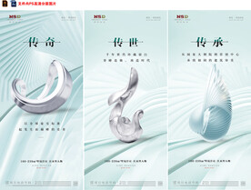 房地產(chǎn)價(jià)值點(diǎn)配套刷屏微信稿海報(bào)