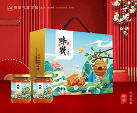 蜂蜜包裝 百花蜂蜜禮盒