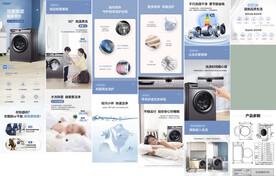 滾筒洗衣機(jī)詳情頁
