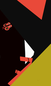 中東色塊抽象裝飾畫