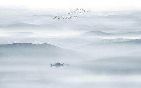 新中式山水墙画