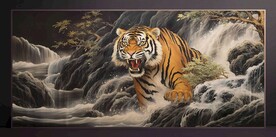 山水畫(huà)裝飾畫(huà)無(wú)框畫(huà)