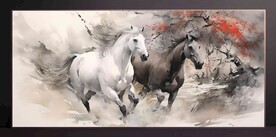 山水畫(huà)裝飾畫(huà)無(wú)框畫(huà)