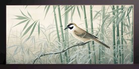 山水畫裝飾畫無框畫