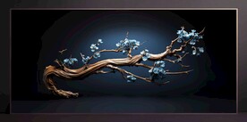 山水畫裝飾畫無框畫