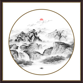 新中式水墨画