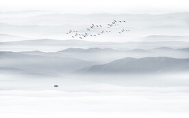 山水水墨画