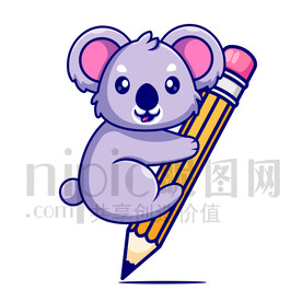 可愛卡通考拉熊