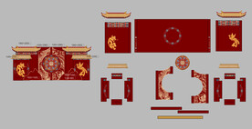 中式婚禮背景制作文件