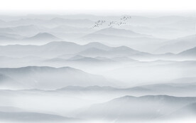 水墨远山