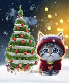 圣誕小貓咪